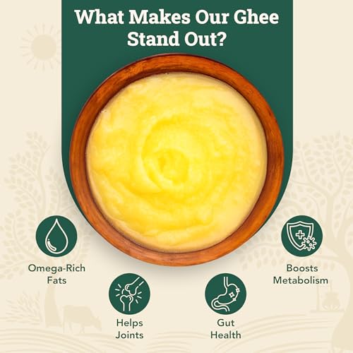 Image of Anveshan A2 Gir Cow Ghee - 2.5L Dolchi | Traditional Bilona Method | Curd- Churned | Cultured | Pure and Nutural | Lactose and Gluten Free | Lab Tested