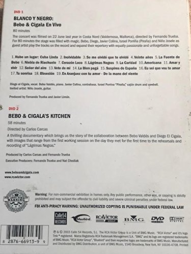 Miniatura 2 de Blanco Y Negro Bebo & Cigala En Vivo (RCA Records)