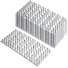 Shimeyao 10 Pcs 4x8 Inch Pronged Truss Mending Plates Galvanized Repair Tie Plates Bracket 1mm Thick Nail Teeth 8mm High for Roofing Wood Trusses Timber Connectors