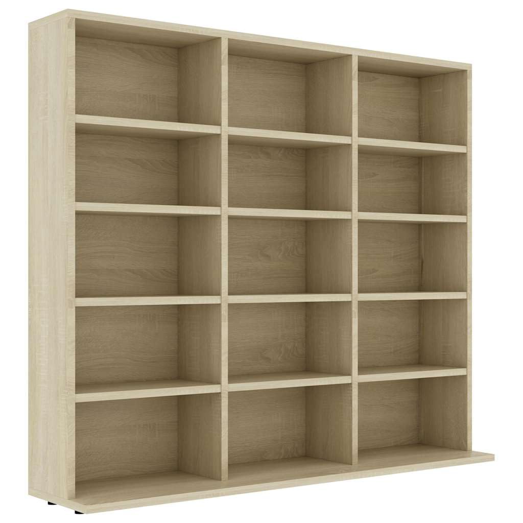 Szafka CD 100 x 23 x 89,5 cm drewno przetworzone Sonoma dąb