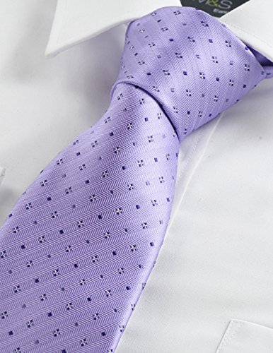 Image of KissTies Mens Necktie Polka Dot Ties For Men Classic Dressing Tie + Gift Box