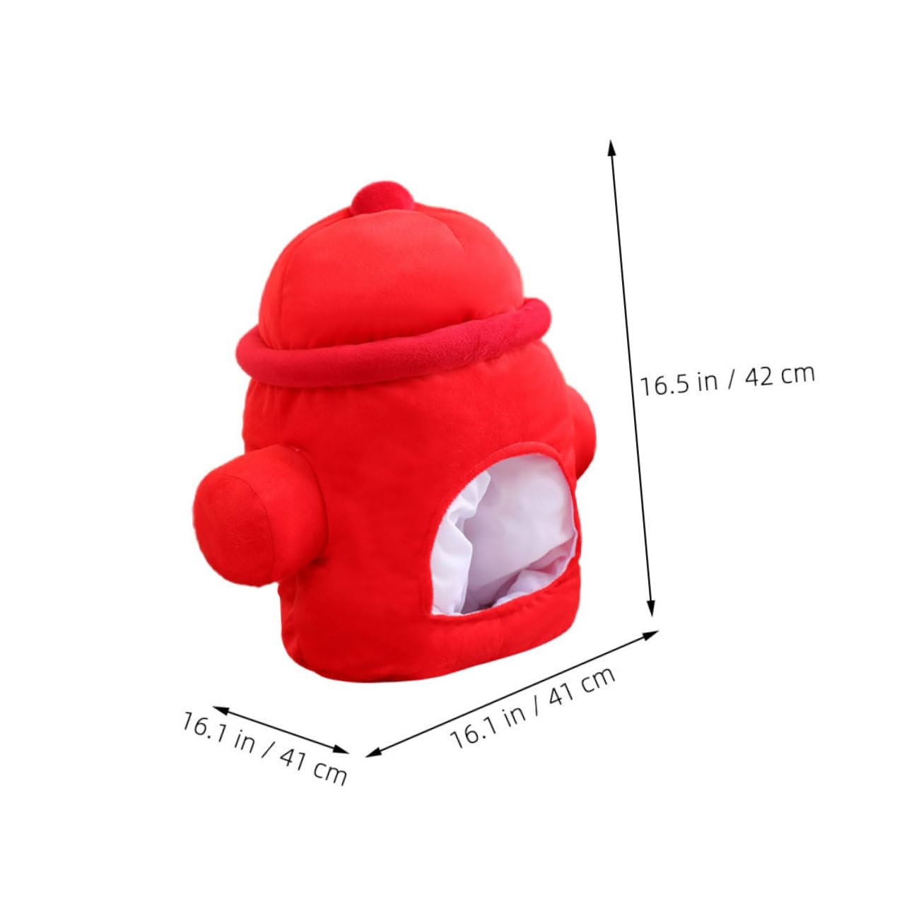Anneome Hydrant Bucket Hat Lightweight Festival Cosplay Headgear Plush Stuffed Hat for Performance
