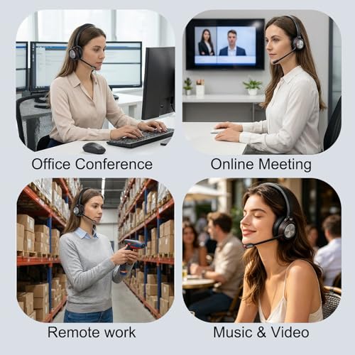 Casque de bureau mono pour télétravail efficace et fluide