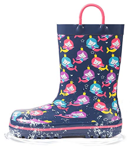Toddler Mermaid Rubber Rain Boots