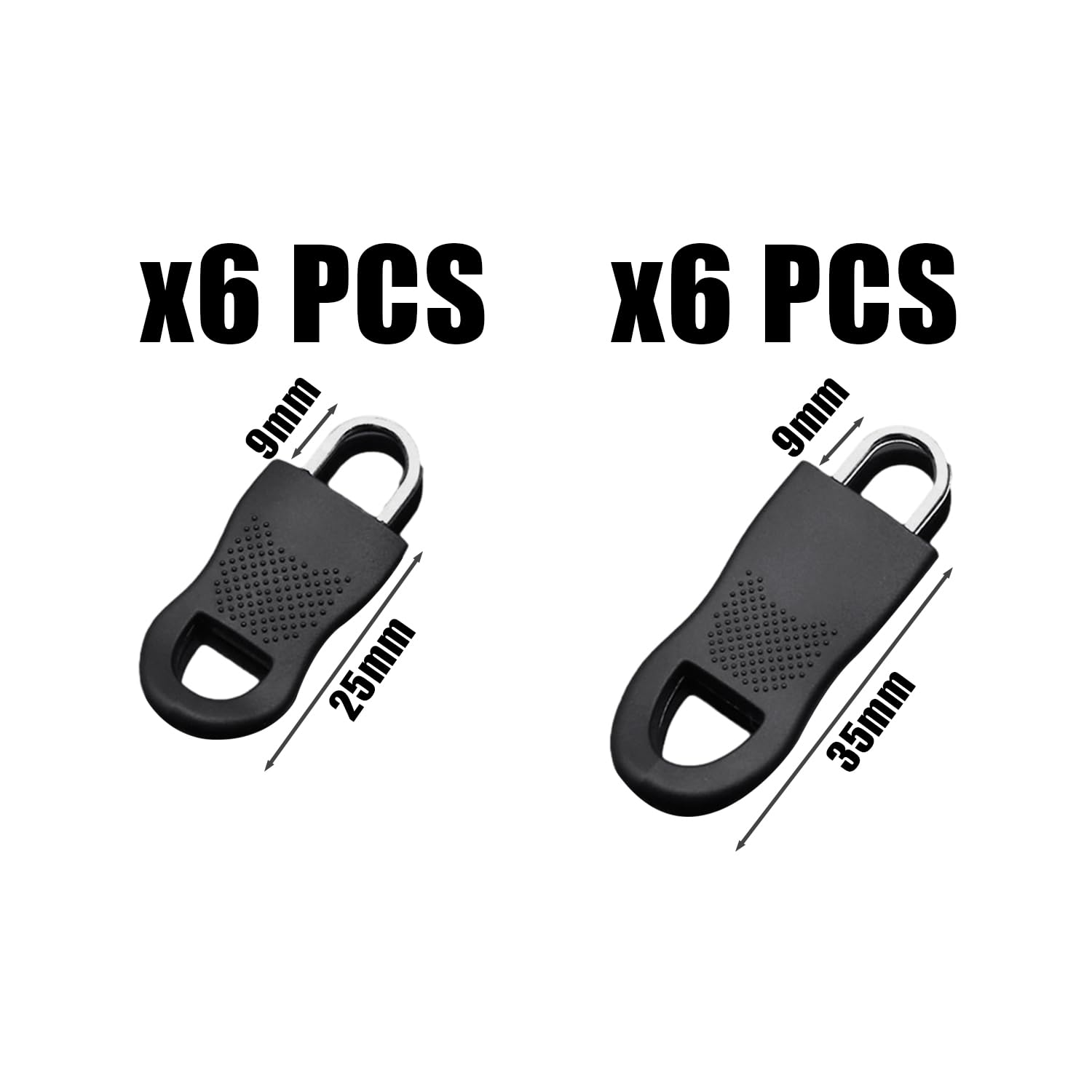 12 Linguette Di Copertura Per Cerniere - Ricambio Antiscivolo Per Borse, Zaini, Vestiti - Foto 8