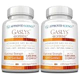 Approved Science® Gaslys™ - Soothe Digestive Tract, Alleviates Gas and Stomach Cramps - Artichoke Powder, Ginger, Fennel Seed - 60 Count - Pack of 2