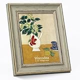 Waissdea Marcos de fotos vintage de 6 x 8 pulgadas,