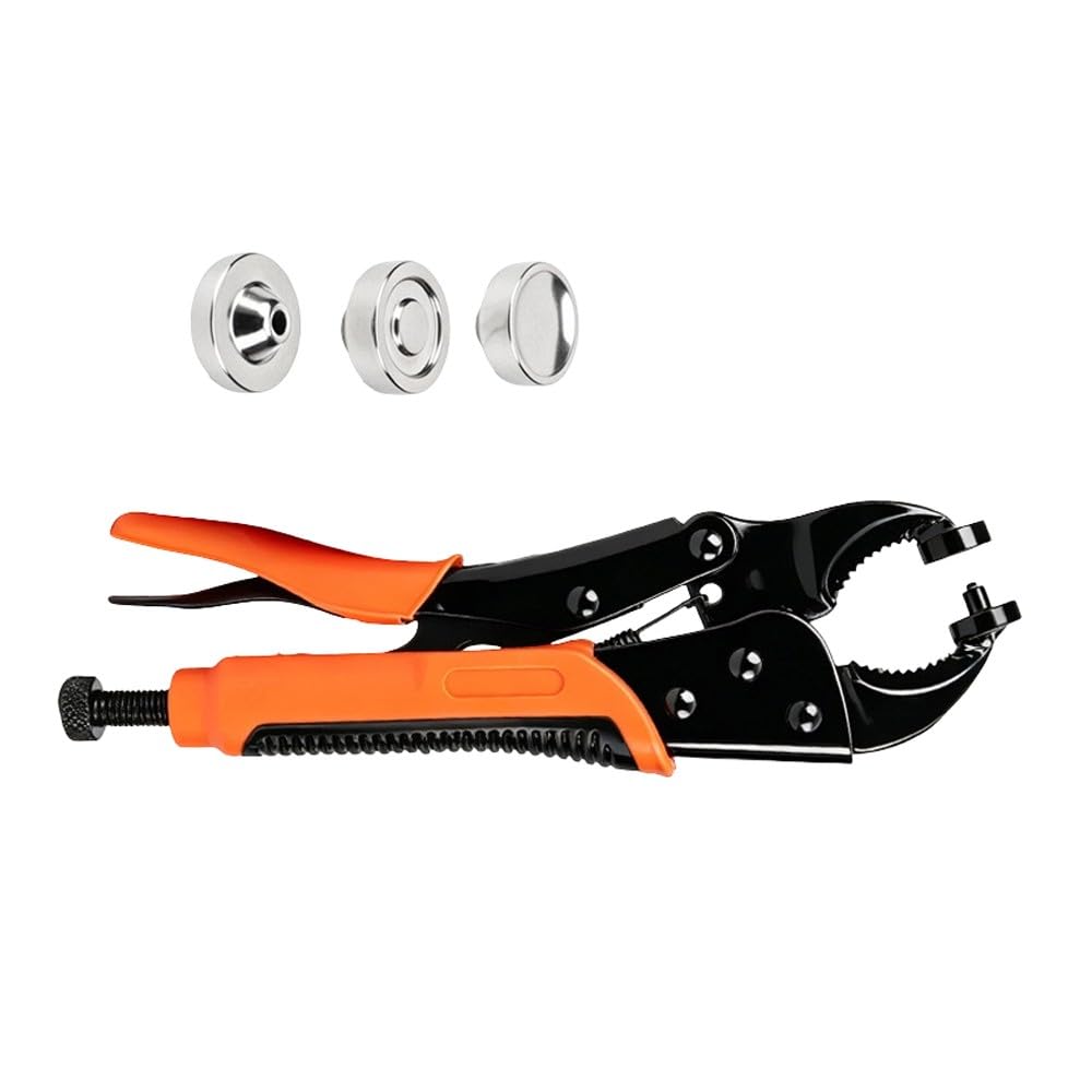 Strength Hand Operated Press Clamp Snapped Fastener Tool with Accurate Jaw Alignment Break Pliers Set