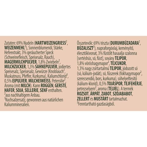 Knorr Spaghetteria Nudel-Fertiggericht Pasta Carbonara leckeres Nudelgericht fertig in 6 Minuten 2 Portionen – Bild 4