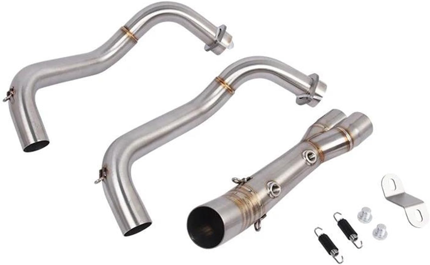Motorcycle Full Exhaust System Front Pipe Slip On For MT07 FZ07 XSR 700 2025-2026 Exhaust Pipe