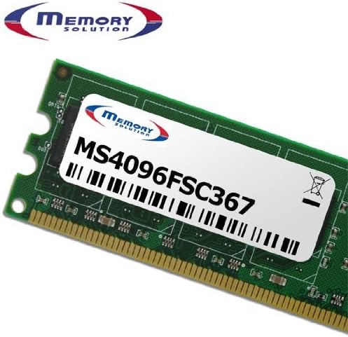 Memory Solution ms4096fsc394 4GB 1333MHz ECC Memory Module – 4 GB/1333 MHz PC Memory Modules (/, 1x 4GB, FSC Primergy RX100 (S6)