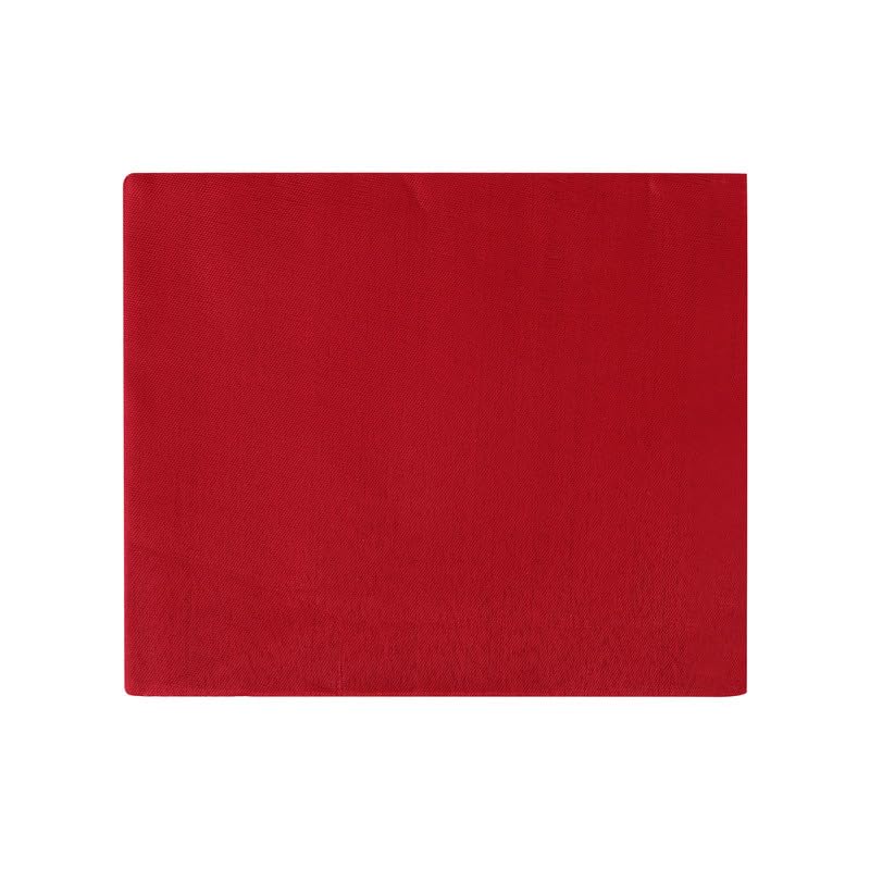 Click Pujan Vastra - Red Plain Small (Set Of 3) | Pooja Aasan for God Idol/Chowki Aasan Kapda Cloth for Temple Shelf Home Mandir, Ganesh Baithak and God Idol Sitting