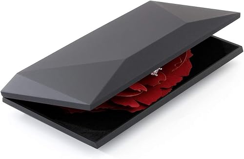 Miniatura 5 de Wislist Caja de anillos creativa, caja de anillos pequeña para propuestas, compromiso, boda, ceremonia, regalo de cumpleaños, exhibición de joyas,