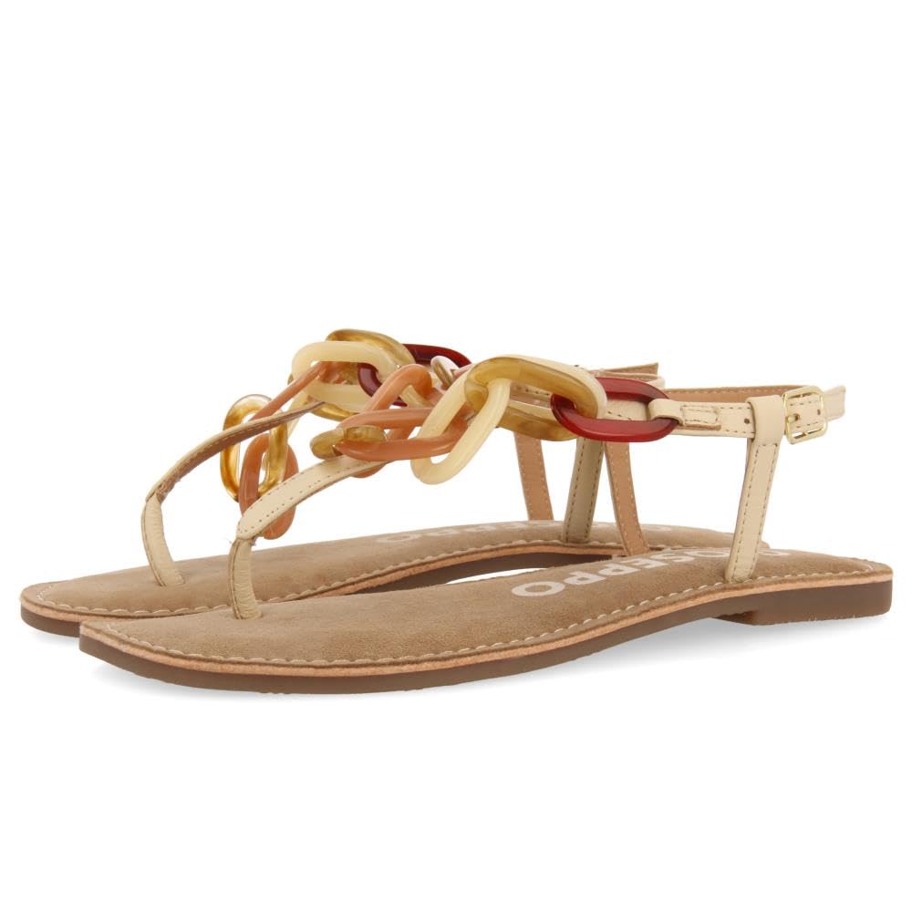 GIOSEPPO Medley, Women's Sandal, Off-White, 38 EU, ivory white, 6 UK
