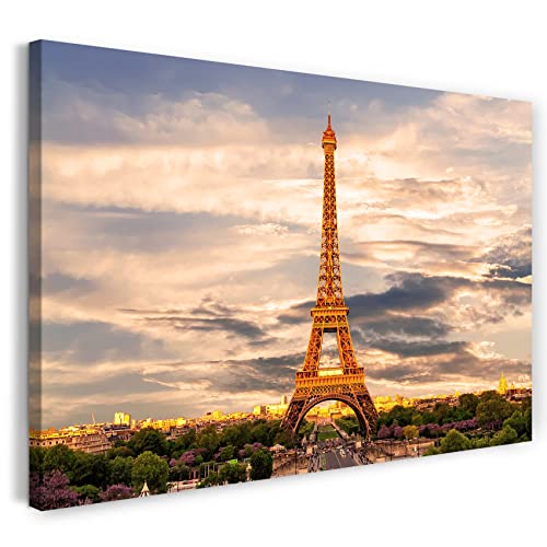 Cadre Tour Eiffel 60x40 avec crochet pour habiller un mur vide facilement
