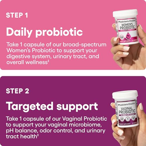 Image of Physician's CHOICE Feminine Power Duo Bundle - Vaginal Probiotic + Womens Probiotic Bundle