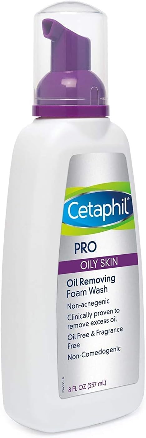 PRO DermaControl Oil Removing Foam Wash 8 oz (Pack of 2) - Packaging May Vary