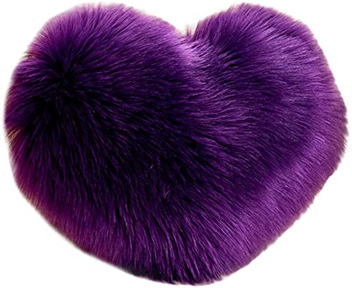 Coussin cœur lavable et taie d'oreiller douce : décoration lit chambre et canapé salon