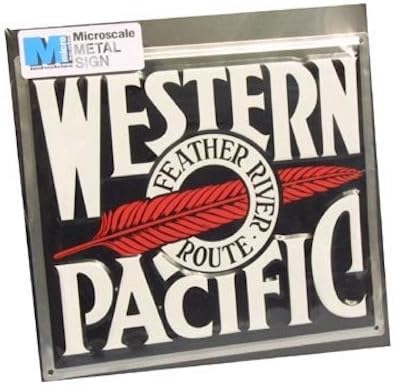 Microscale 8" Die-Cut Metal Sign, WP