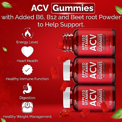Applied-vitamin-Apple-Cider-Vinegar-Gummies-1000mg-Keto-Diet-for-Weight-Loss--Bear-Gummy-ACV-with-Folic-Acid-Vitamin-C-Vitamin-B12-B6-B9-Pomegranate-Beetroot-Powder