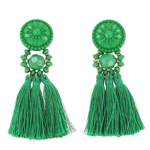 FASHIONGEN - Frangia corda nappa orecchini, MELINA...