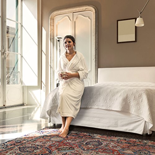 Image of Telegraph Hill Double Layer Seersucker Robe - Unisex - White - Small