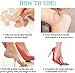 Moleskin Adhesive Pads, 10 Sheets Pre-Cut Flannel Adhesive Pad Anti-wear Heel Stickers Blister Prevention Pad for Protect Callus Blister from Rubbing on Shoes, Reduce Toe Hand Sore Spots Friction Pain
