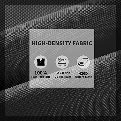 Sekey Round Pool Cover, For 12 Ft Metal Frame Pool, 420D High Density Oxford Fabric, Tear Resistant, Easy To Install, Stable, Durable, Wind & Dust Proof, Black #TOP3