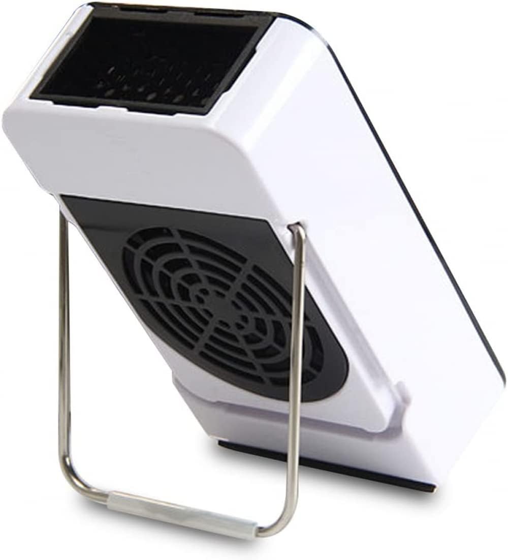 NED Safety Energy-Saving Heater Mini Portable Room Office Desktop Electric Fan Heater Air Warmer （Black/Blue/Pink）-Pink