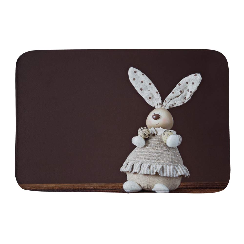 Tapis de bain antidérapant lapin Ruchen pour une salle de bain moderne et cocooning