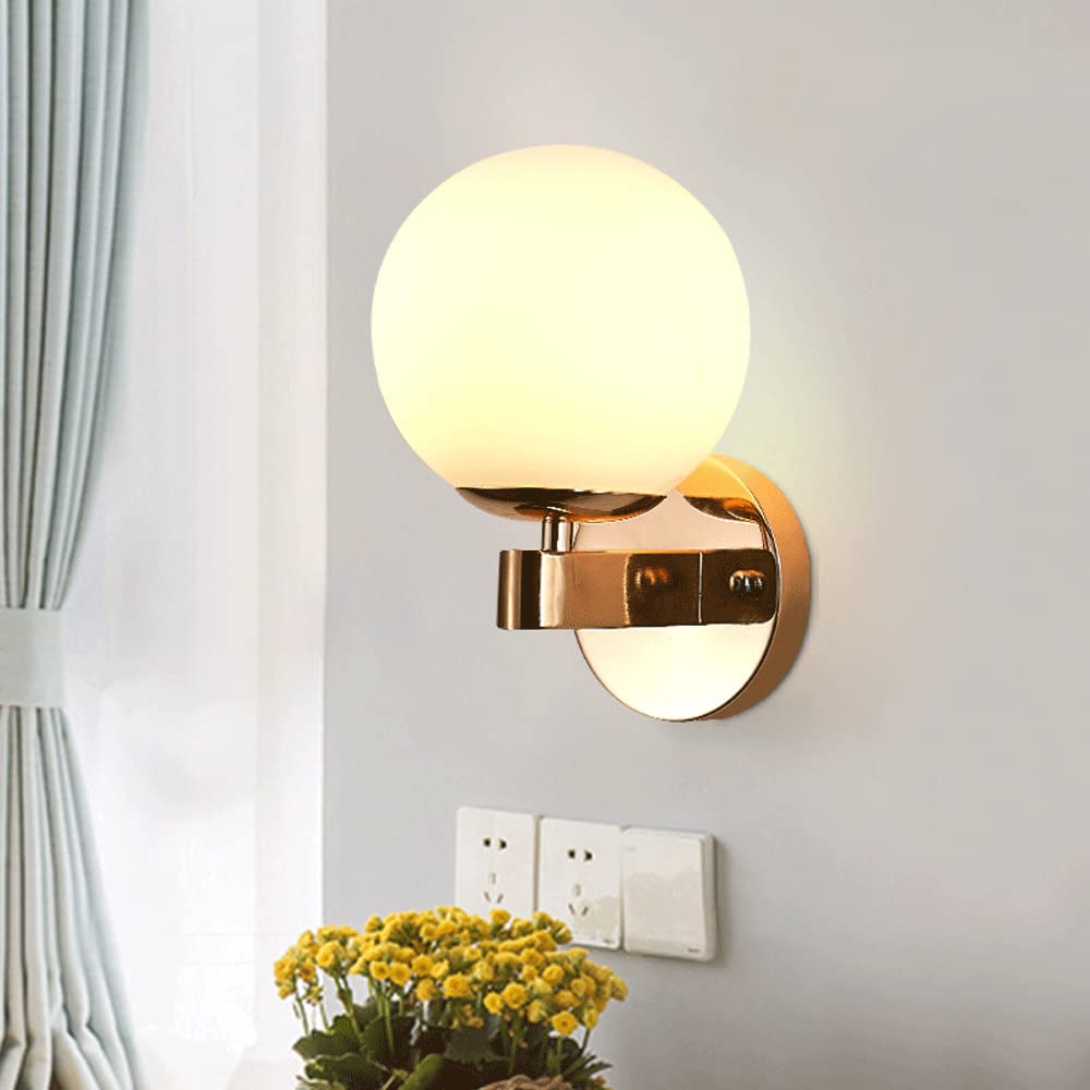 Lámpara de pared del cuerpo de la pared de la pared de la pared de la pared de una sola cabeza, accesorios de iluminación E27 de decoración interiores para la sala de estudio de la sala de estudio