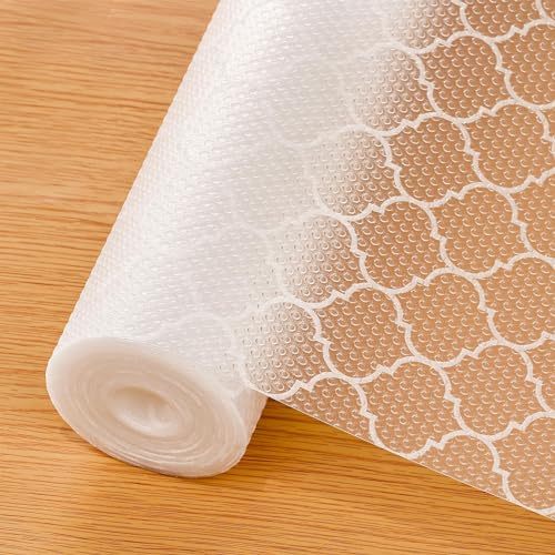 Comparison: Best Material For Kitchen Cabinets 5 Cooyes Shelf Liner for Kitchen Cabinets – Non-Adhesive Waterproof Drawer Liner – Durable EVA Material Easy-to-Cut Shelf Paper for Refrigerator, Cupboard, Dresser with Modern Pattern (17.7"W x 78.7"L)