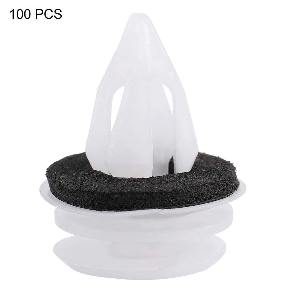 Set Da 100 Clip Per Rivestimento Pannello Porta Auto – Fermagli In Plastica Per Fissaggio Interni, Universali Per 323Ci