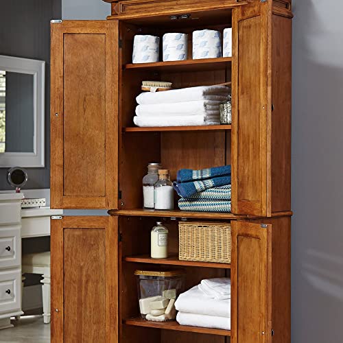 Homestyles 5004-69 Storage Pantry With Drawer And Adjustable Shelves 72 Inches High By 30 Inches Wide Distressed Oak thumb #5