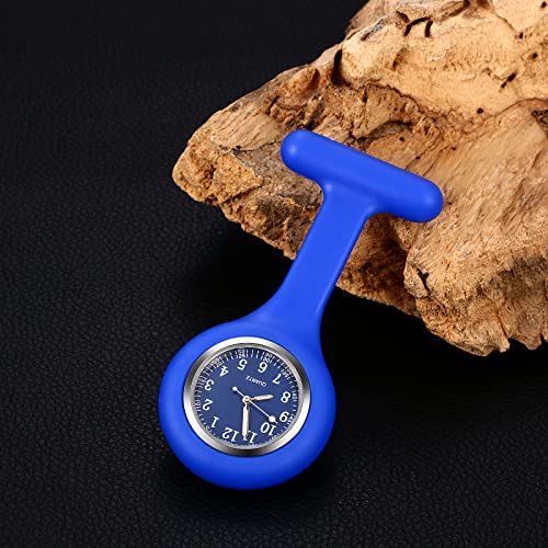 Image of Aroncent Nurse Fob Watch Collection: Medical Professional Lapel Pin-On Pocket Watches with Second Hand - Various Styles and Colors for Healthcare Workers