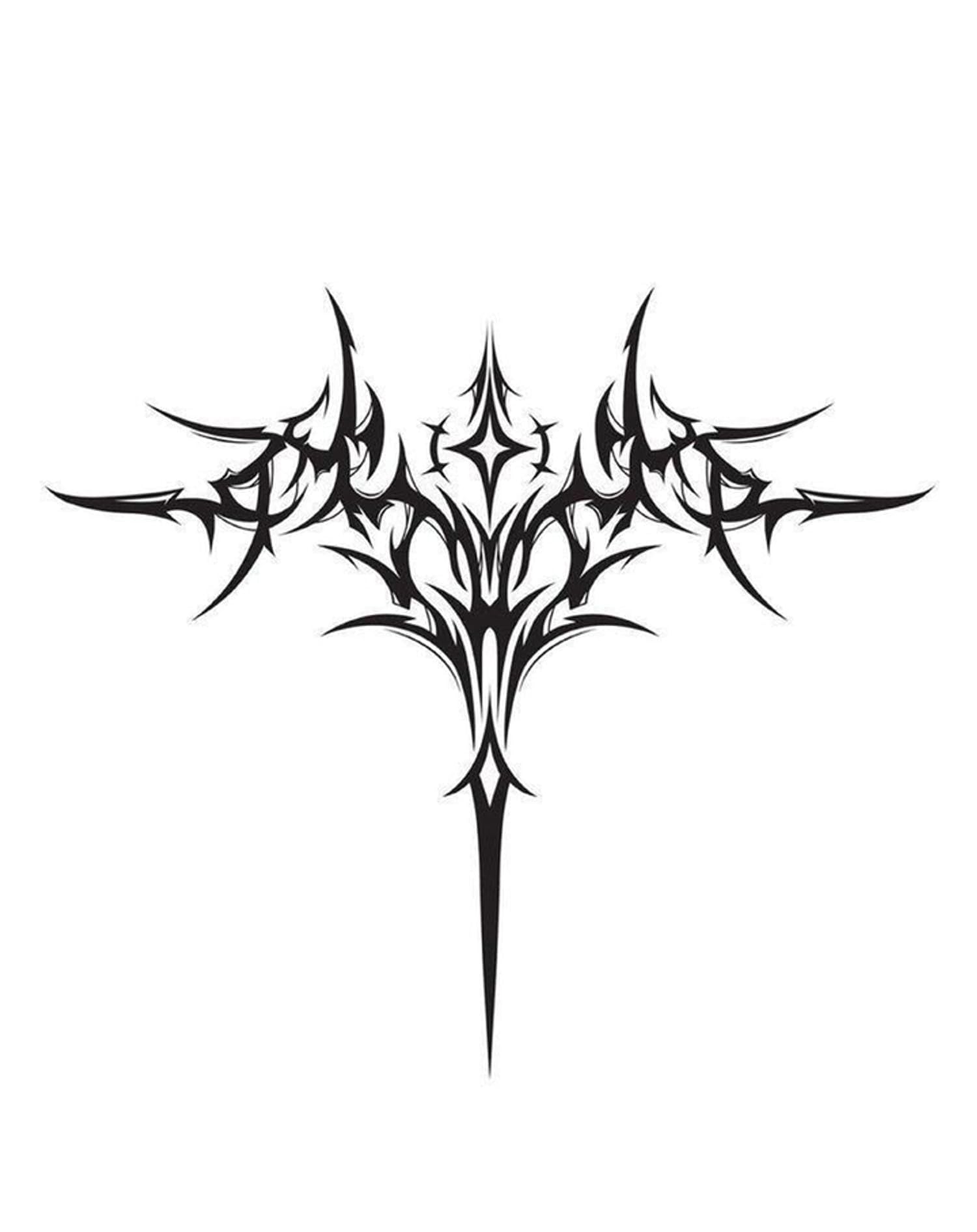 INKUP Tribal Wing Crest | Skin safe Semi Permanent Tattoo | Waterproof Temporary Tattoo-picture-48