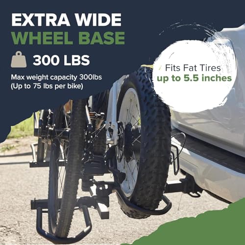 Arksen 005-PBK-FA4-SD_7 4-Bike Hitch Mount Rack thumb #4