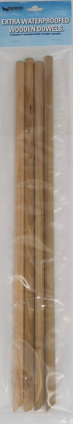 Extra Waterproof Wooden Dowels, 6 Dowels