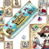 Lailus Gold Rush Island - Juegos de Mesa 5 6 7 8 Años - Juego Estrategia Pirata - Juego Piratas Niños - Regalo Niño 5 Años - Regalo Original Niños - Juego de Mesa Familiar Educativo - Juguete Piratas