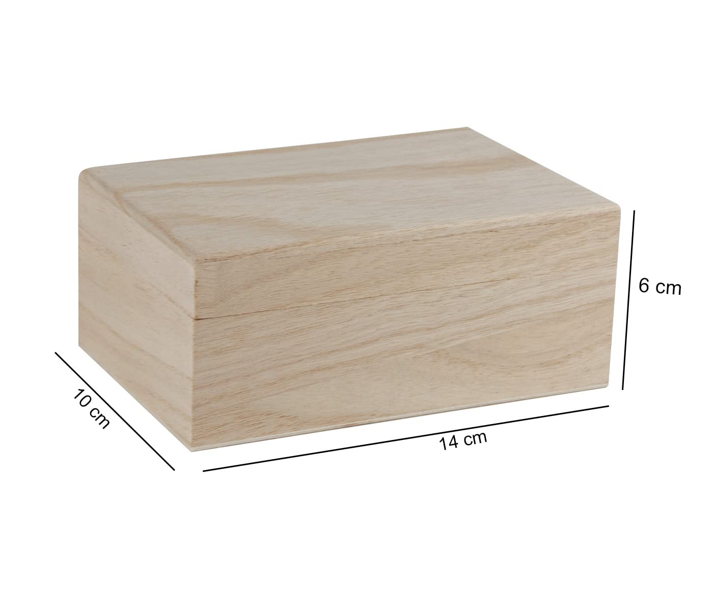 Holzbox mit Deckel – Vintage Holzkiste & Aufbewahrungstruhe aus Holz – Dekorative Aufbewahrungsbox mit Magnet-Verschluss – Truhe Kiste für Schmuck, Erinnerungen, Deko & Haushalt