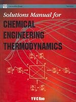 Solutions Manual for Chemical Engineering Thermodynamics 8173710872 Book Cover