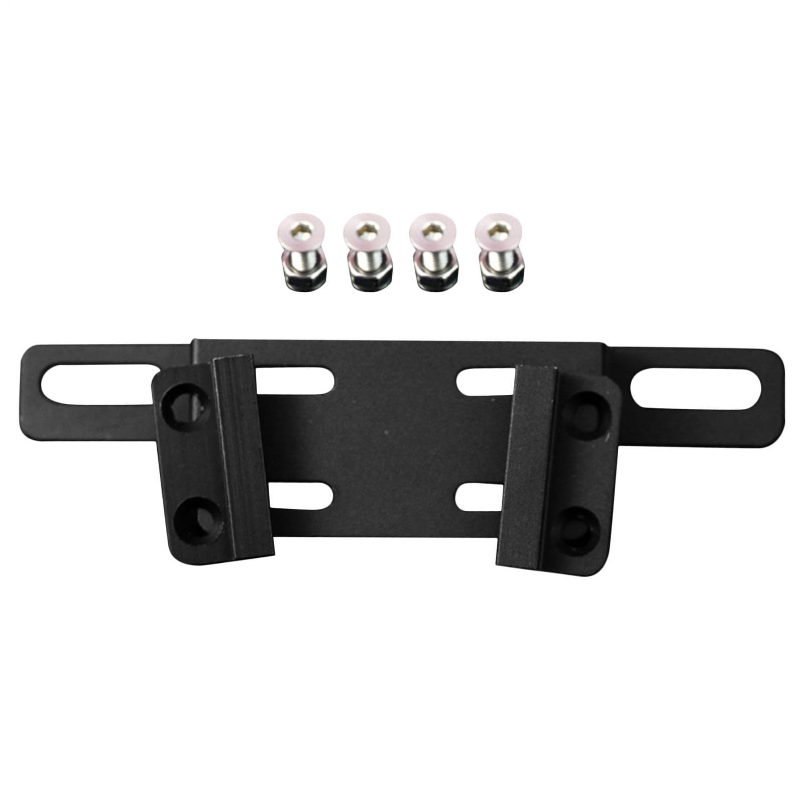 Bike Rear Light Mount - Aluminum Alloy Heavy Duty Bracket | Anti-Vibration Locking Nut Taillight Holder | Cycling Cargo Rack Reflector Clip | Safety Warning Light Hanger | For Bicycle Pannier Racks