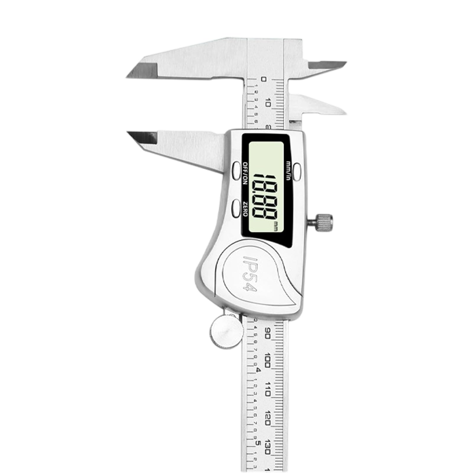 Calibrador digital de 0,01 mm, herramienta de medición de alta precisión, pantalla LCD, cuerpo de acero inoxidable para calibrador digital electrónico profesional