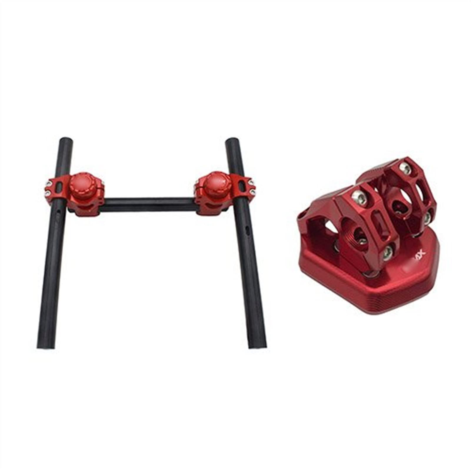 Guidon de moto stable NMAX125 bloc pince de 28 mm anti-vibration en aluminium