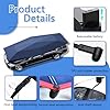 Fully Automatic Car Tent Sun Shade Kit, Includes Remote Control & Carry Bag, Waterproof UV Blocking Carport Canopy for Most Vehicles Grey-13.7ft