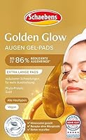 Schaebens Golden-Glow Augen Gel-Pads - Multi Effekt - reduzieren Augenringe und Schwellungen VEGAN