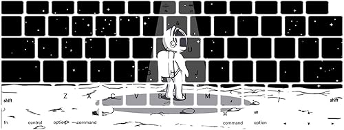 Miniatura 4 de IVY Funda de astronauta para MacBook Pro 13 (2009-2012, modelos A1278) Funda rígida con cubierta de teclado - I