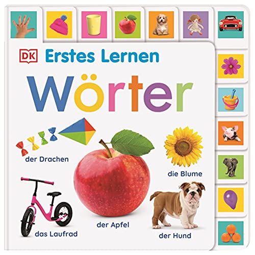 Erstes Lernen. Wörter: Pappbilderbuch Mit Griff-Register Und Über 300 Fotos Ab 1 Jahr