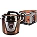 10-in-1 CopperTech PressurePro 6 Qt Pressure Cooker - Multi-Use Programmable Pressure Cooker, Slow Cooker, Rice Cooker, Steamer, Yogurt Maker, Sauté and Warmer - Copper