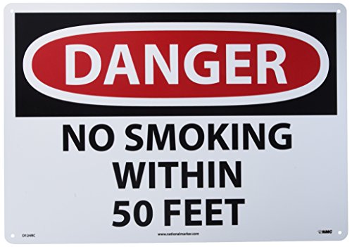 Panneau de signalisation Danger No Smoking contre les risques